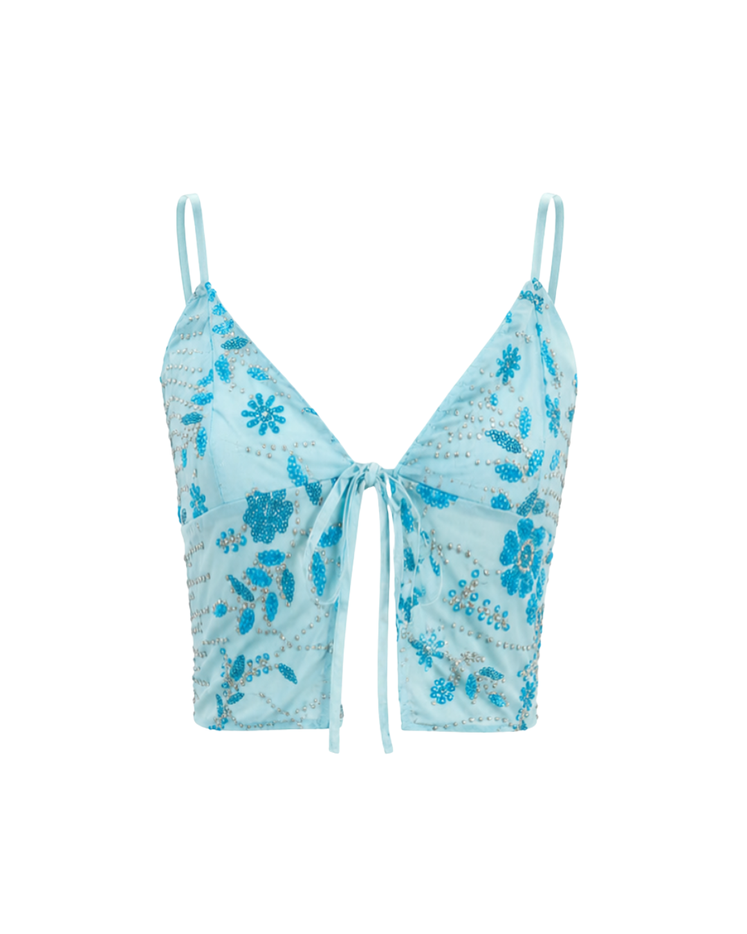 aura top - turquesa