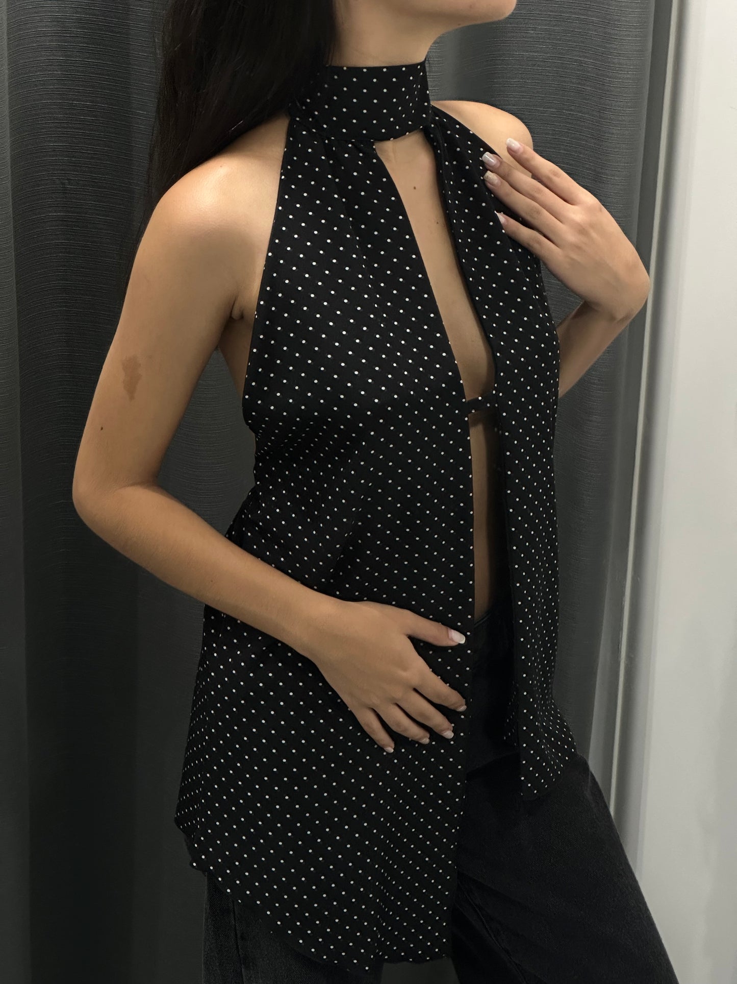 Cod 0432 - Negro polka dots