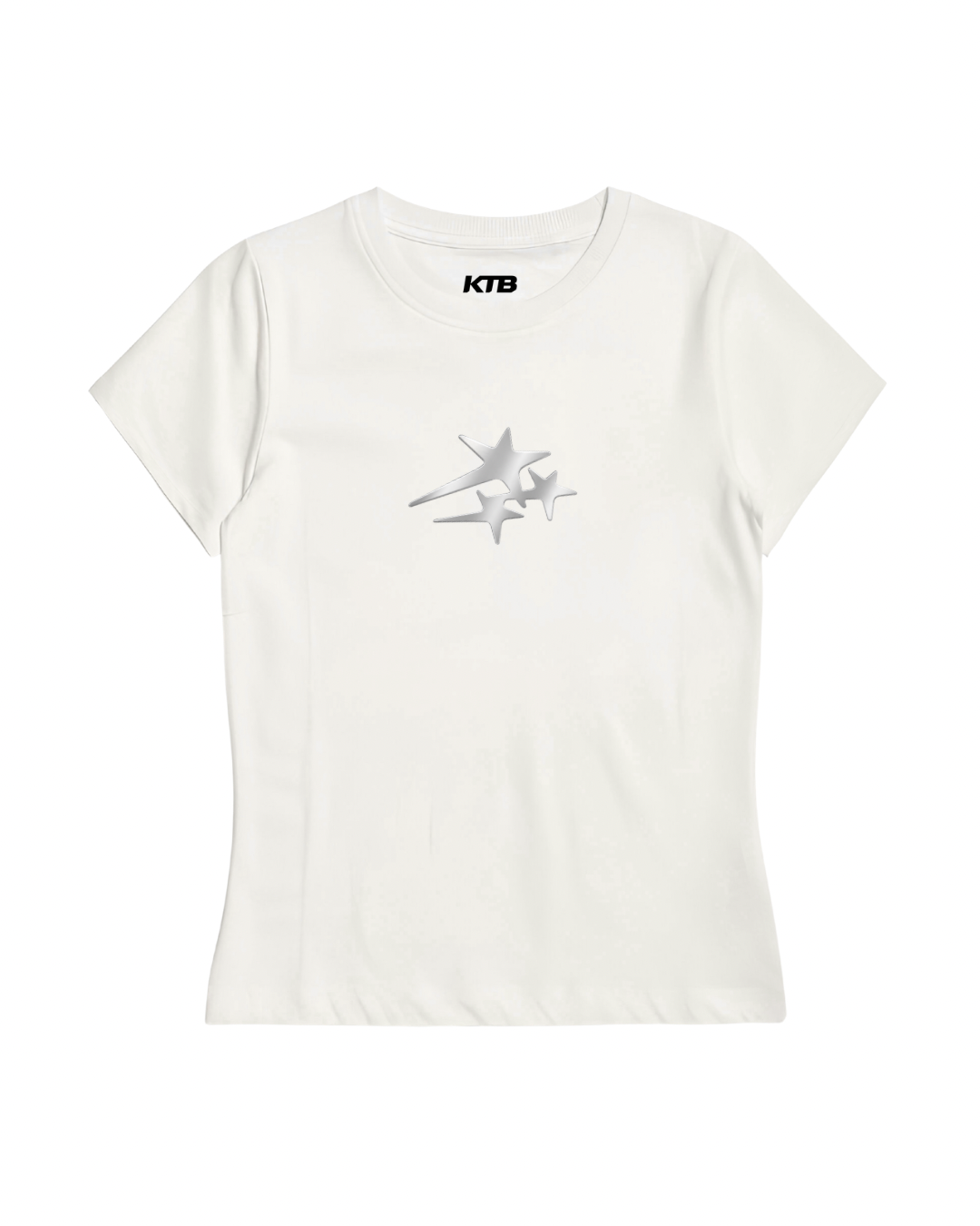 ‘silver star’ baby tee