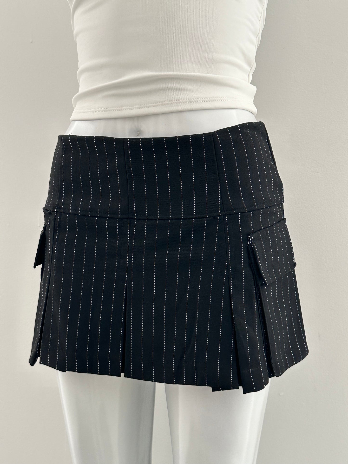 Cargo Mini Skirt - Negro
