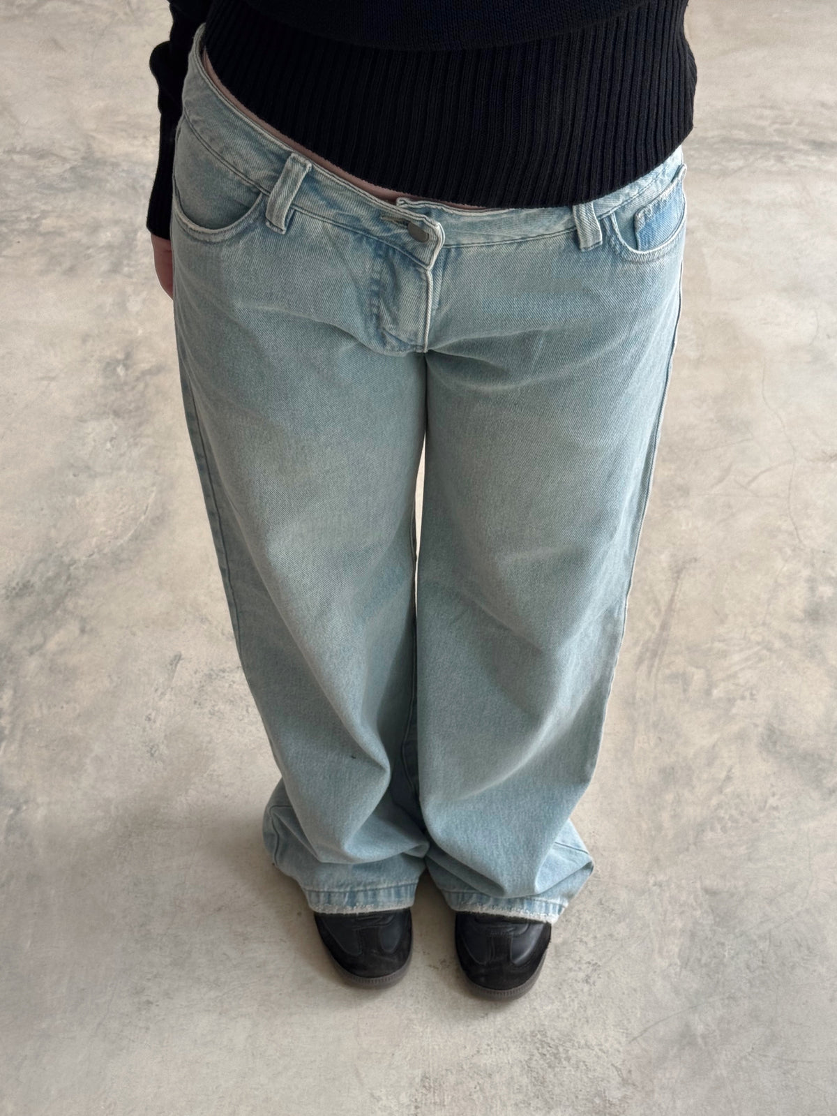 tokyo low rise jean - mist