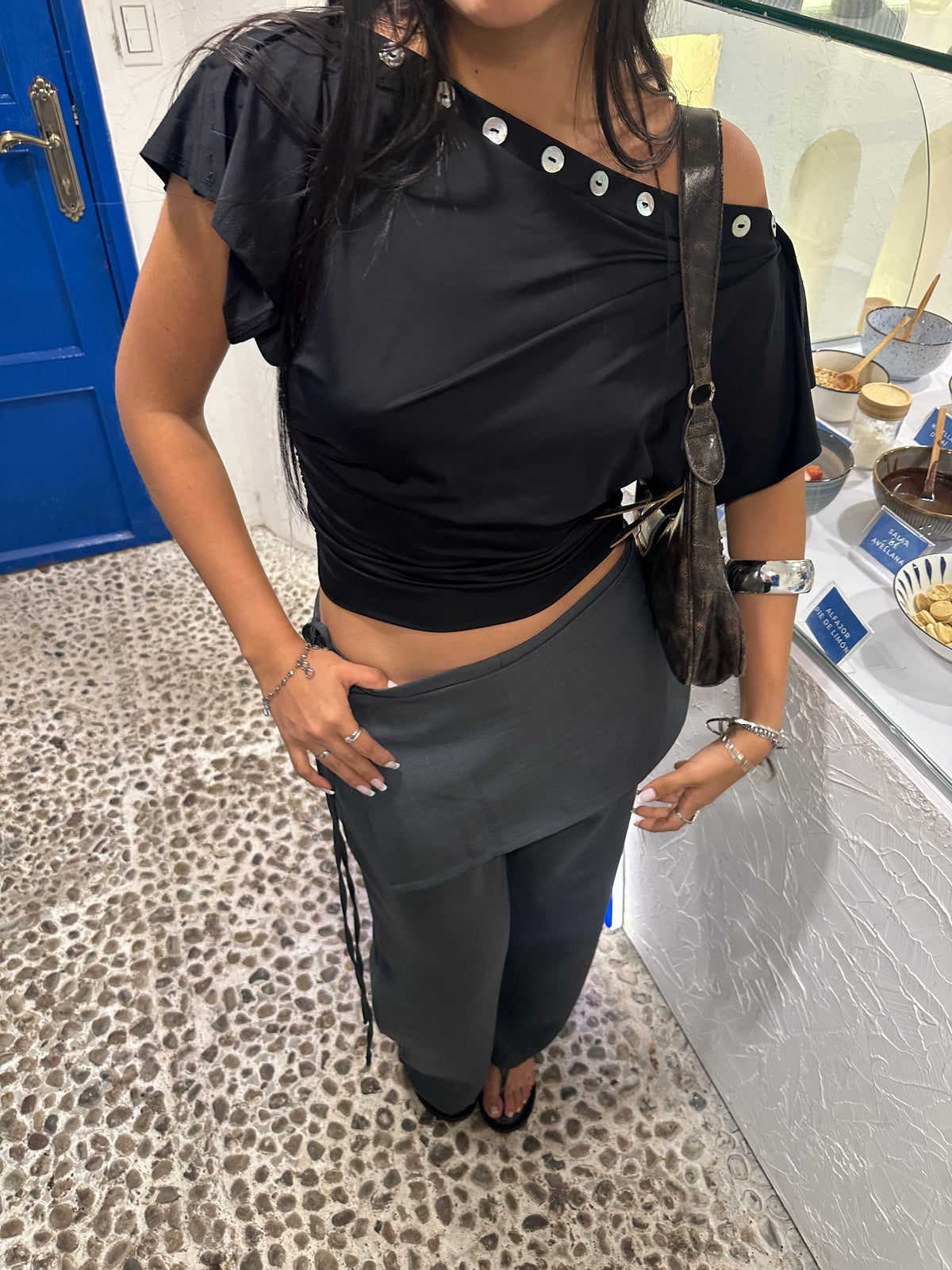 molly top - negro