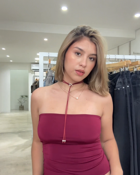 strapple top - vino