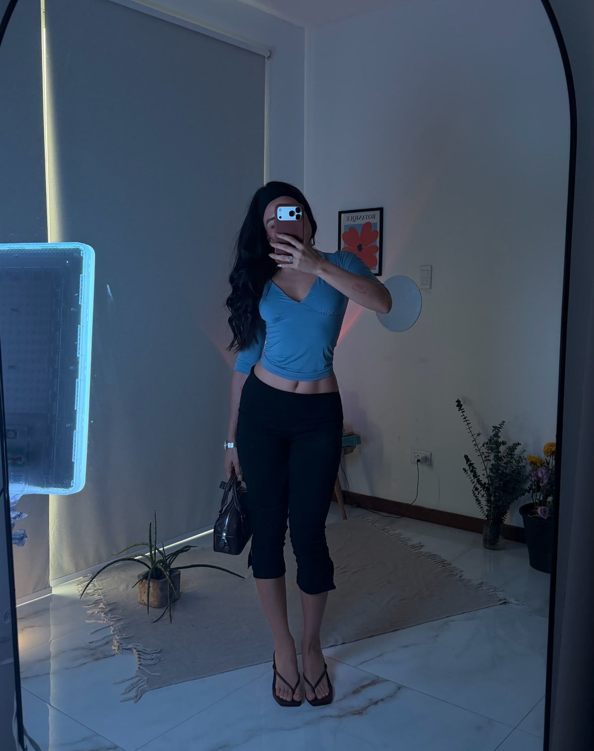 simoné capri pant - negro