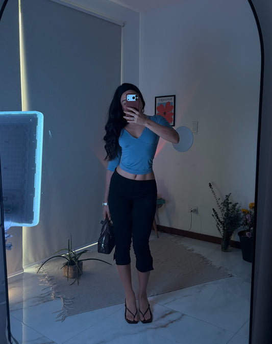 simoné capri pant - negro