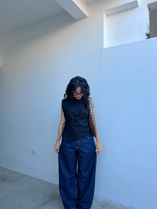 mid baggy jean - raw