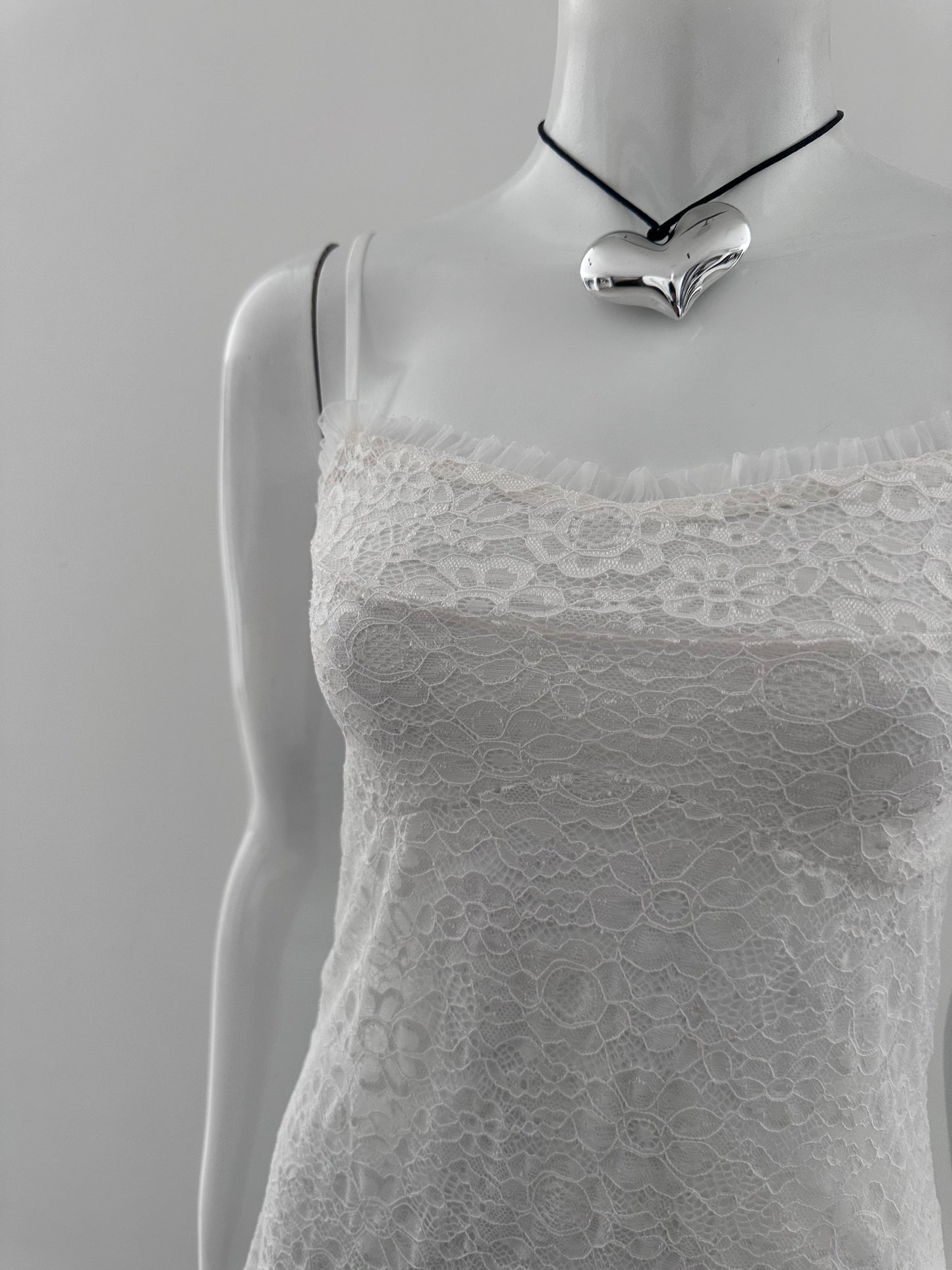 Lace Dress - Blanco