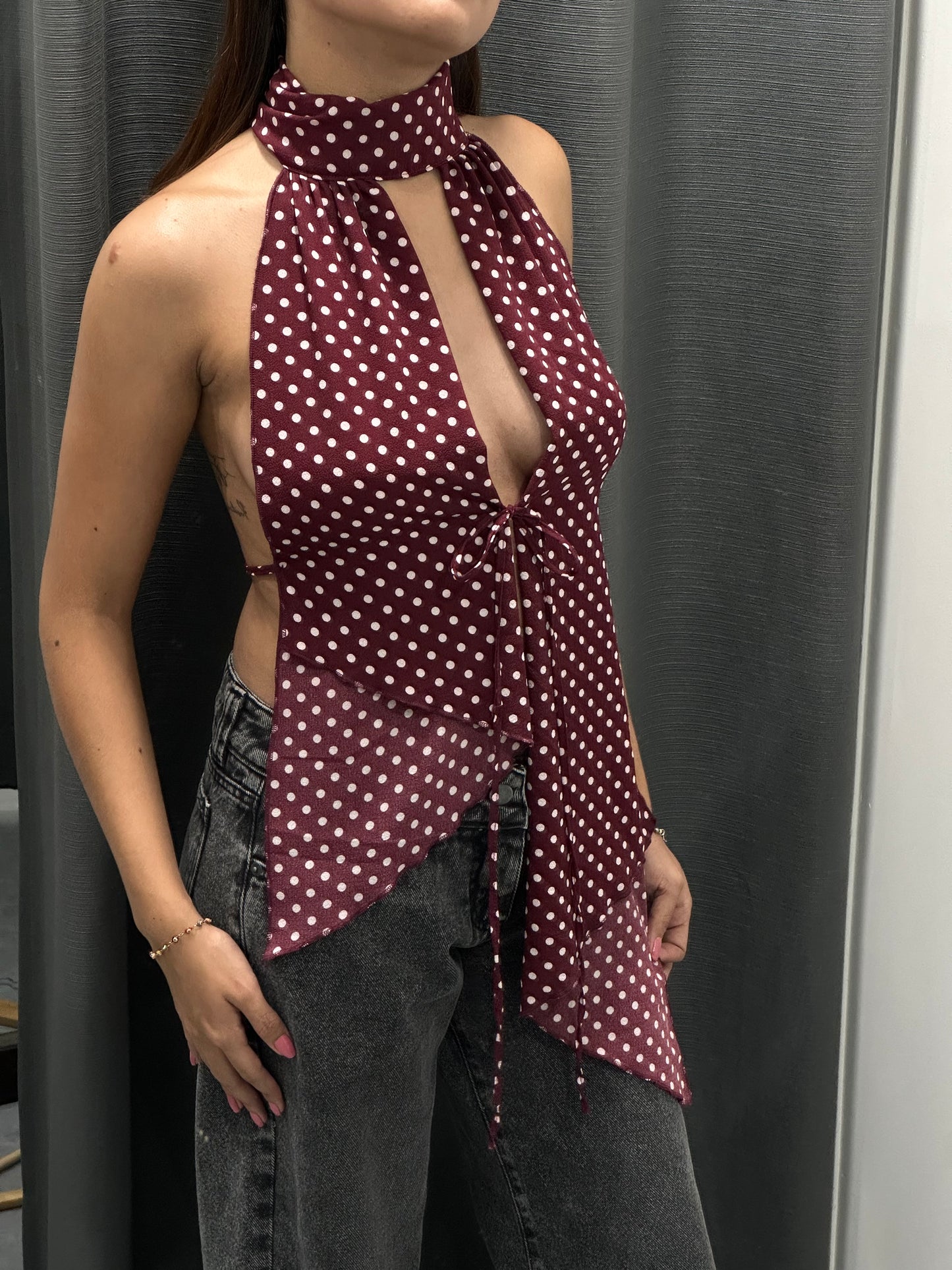 Cod 0443 - Vino polka dots
