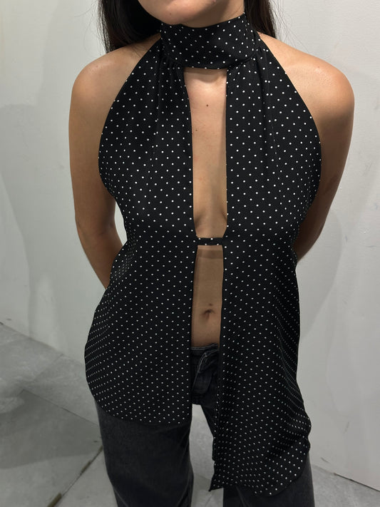 Cod 0432 - Negro polka dots