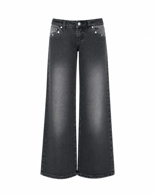 tokyo low rise jean - chrome