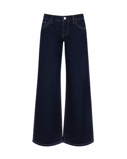 tokyo low rise jean - dark blue