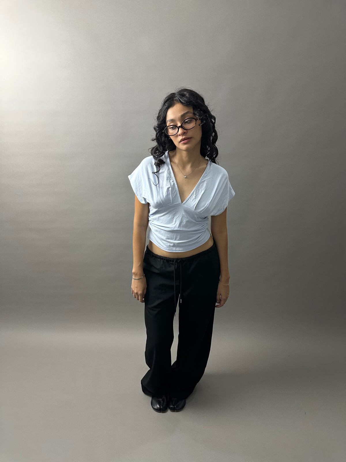 dream top - baby blue