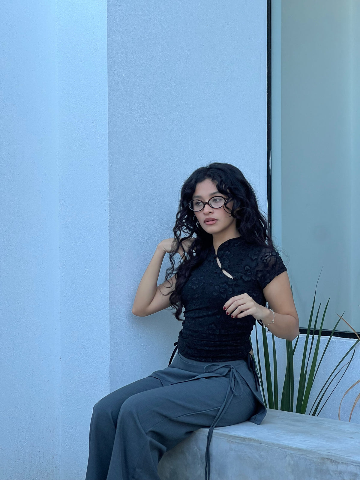 kao top - negro