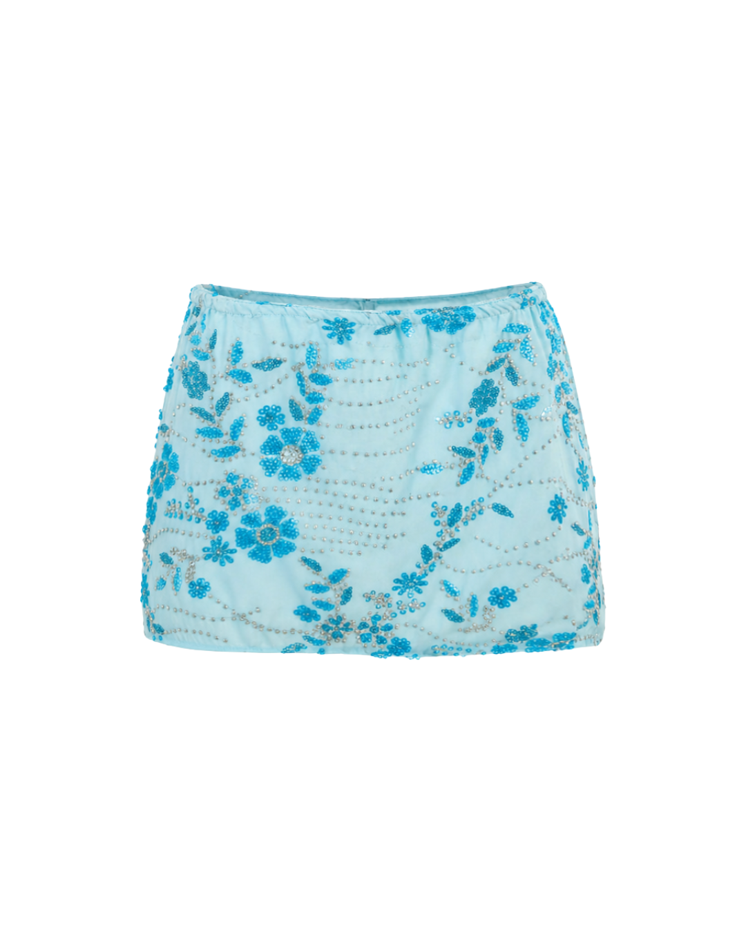 aura skirt - turquesa