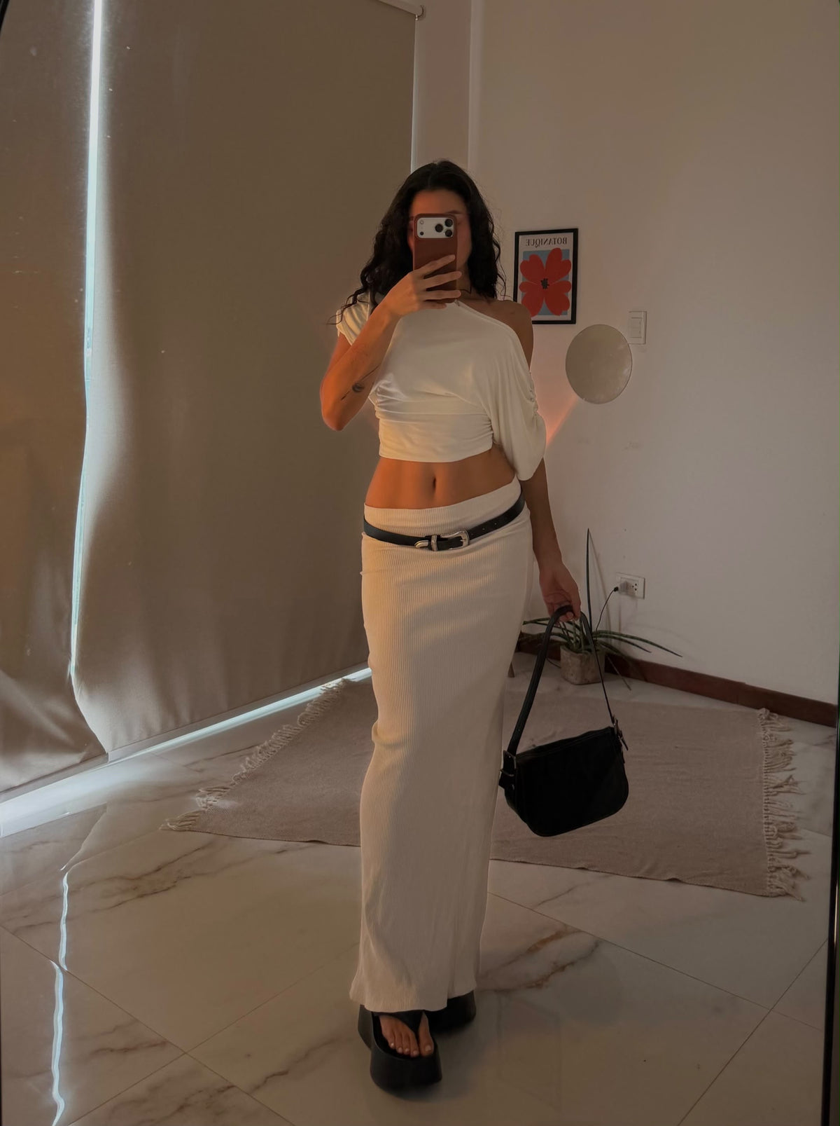 kendall top - blanco