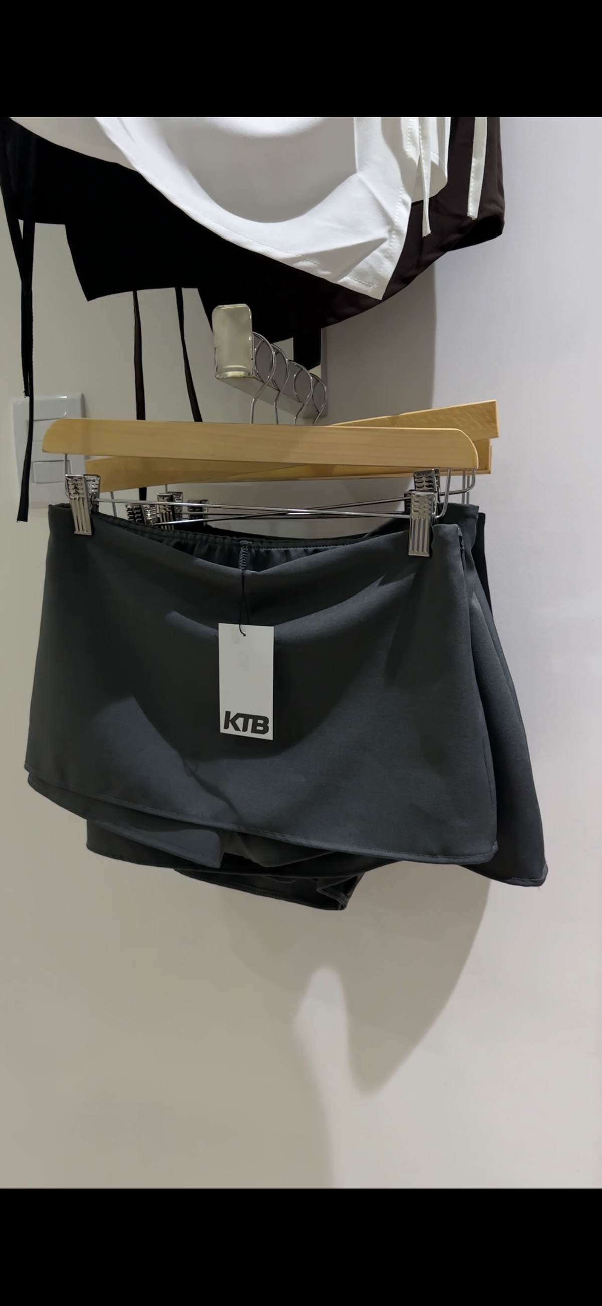lover mini skirt - gris