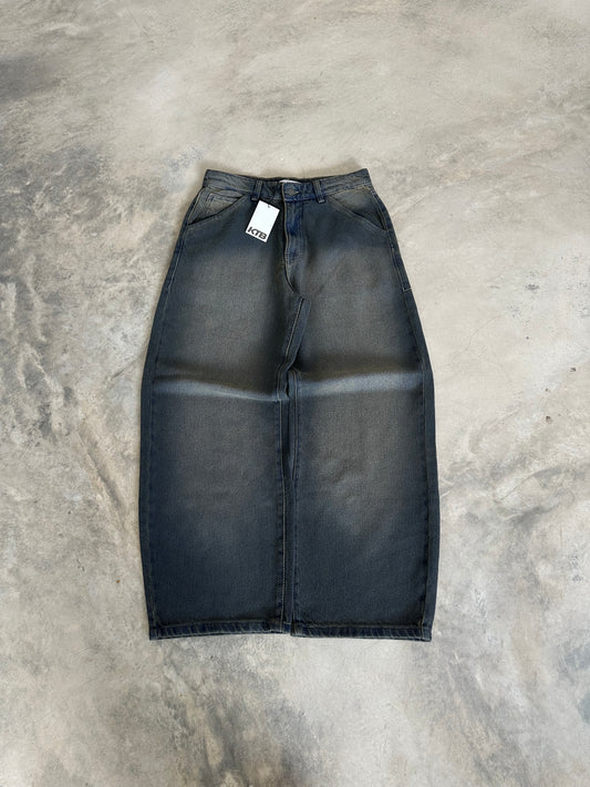 baggy jean- dark oxyd