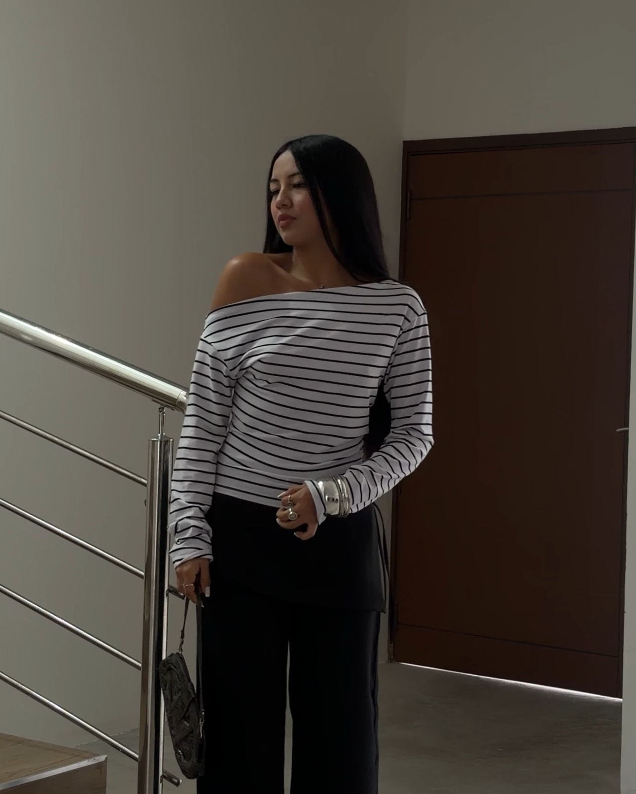 kiss top - blanco